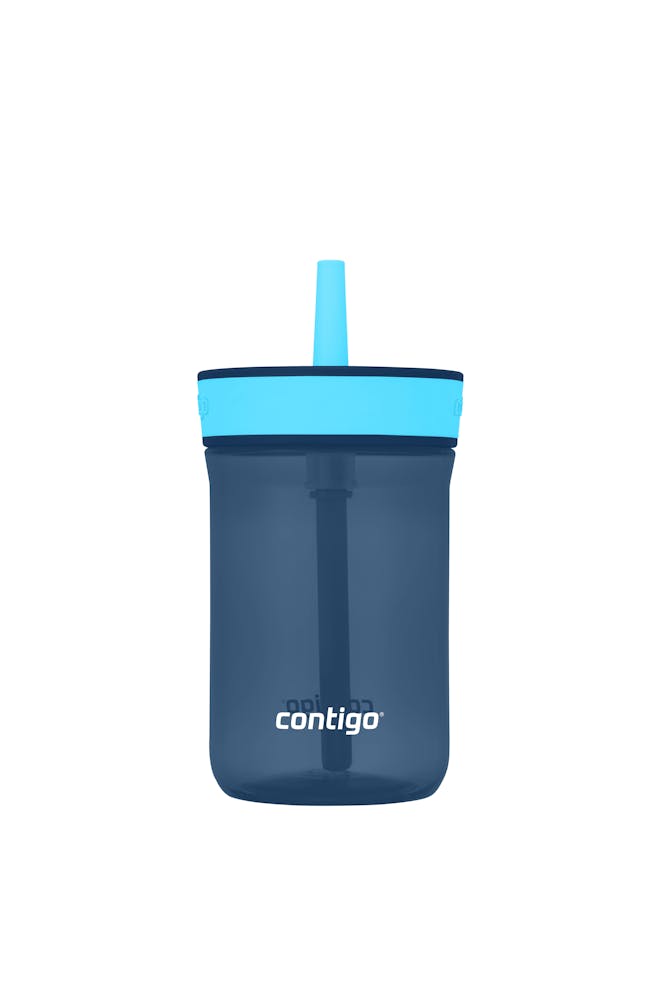 Kids’ Leighton Straw Tumbler with Spill-Proof Leak-Proof Lid, 14oz K4