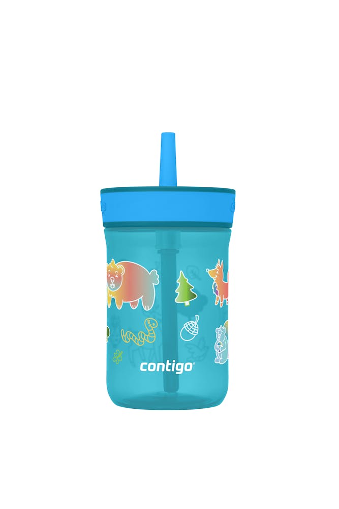 Kids’ Leighton Straw Tumbler with Spill-Proof Leak-Proof Lid, 14oz K4