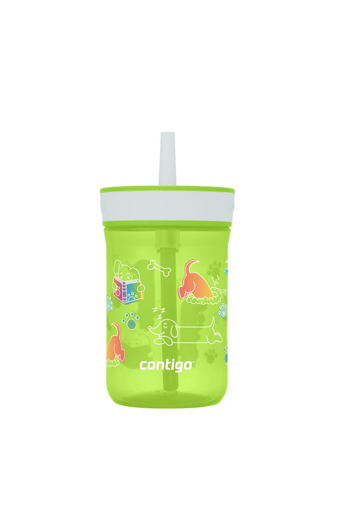 Kids’ Leighton Straw Tumbler with Spill-Proof Leak-Proof Lid, 14oz K4